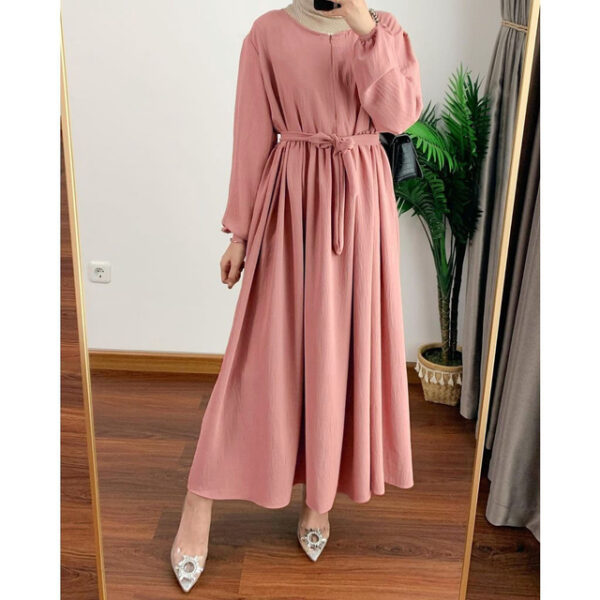 MEQA DAILY - Gamis Liana Midi Dress Wanita