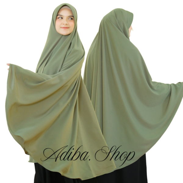 Mazaya | Jilbab Hijab Semi Instan Syar'i Panjang Lebar Simpel Polos Cantik Unik Non Pet Free Bros - Gambar 3