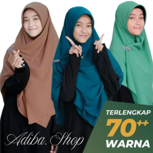 Mazaya | Jilbab Hijab Semi Instan Syar'i Panjang Lebar Simpel Polos Cantik Unik Non Pet Free Bros