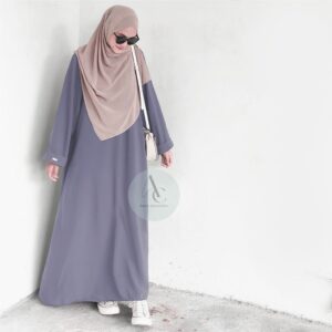 Aara Collection Abaya Dubai Kekinian / Basic Abaya Polos Wanita Turkey Terbaru Ukuran S M L Xl Xxl