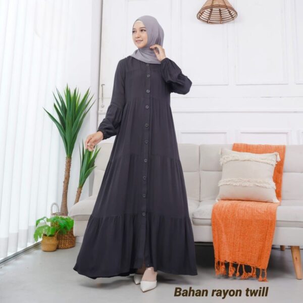 AMARA MAXY (RAMPEL) bahan Rayon Twil free bross - Gambar 4