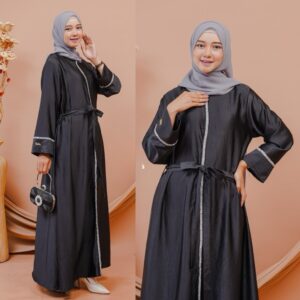 SORAYA ABAYA Gamis Atau Abaya Bahan Mazaya Silk Premium Umroh Manasik Haji Pesta Kondangan Fashion Muslimah Lebaran Fashion Wanita Mewah