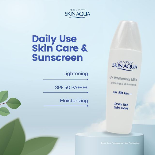 Skin Aqua UV Whitening Milk SPF 50 PA++ 40Gr - Gambar 3