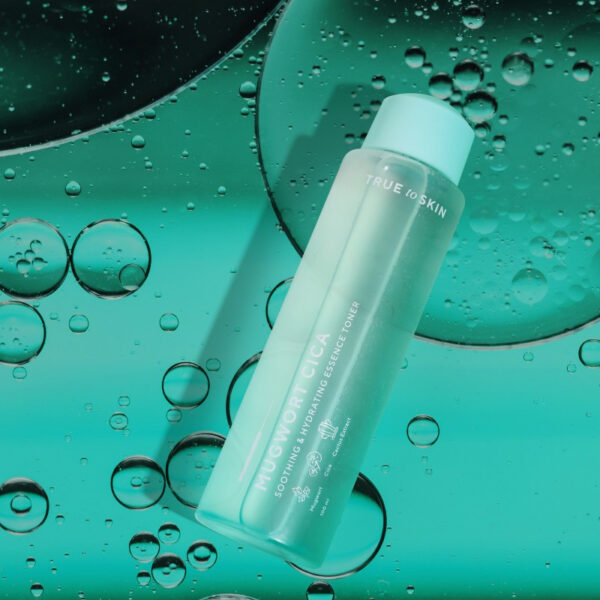 True To Skin Mugwort Cica Essence Toner Soothing & Hydrating 100ml - Gambar 2