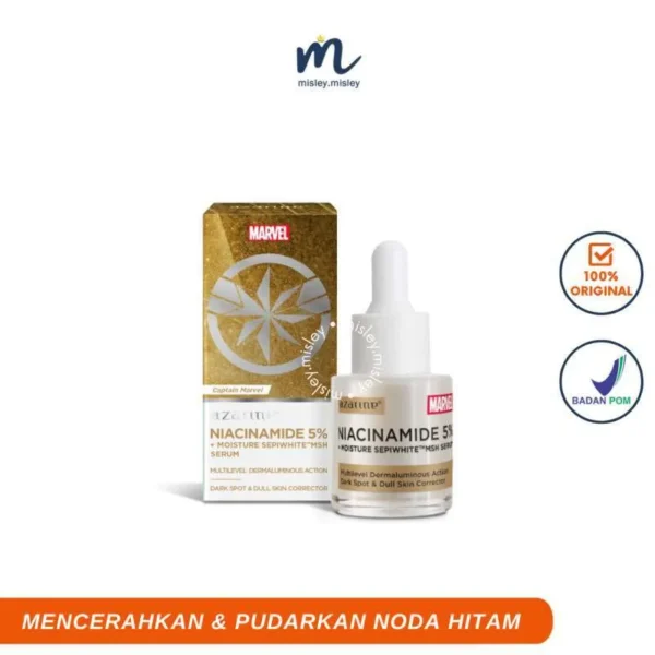 [AZARINE x MARVEL] Niacinamide 5% + Moisture Sepiwhite Serum - Gambar 3