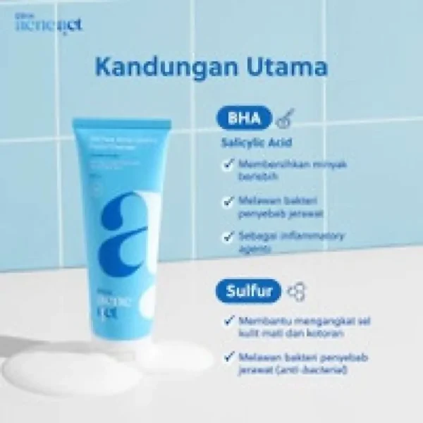 Erha Acneact Oil Free Acne Control Cleanser 100Ml - Gambar 2