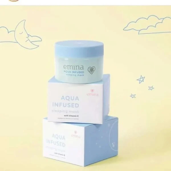 EMINA Aqua Infused Sleeping Mask 30g-(OR) - Gambar 3