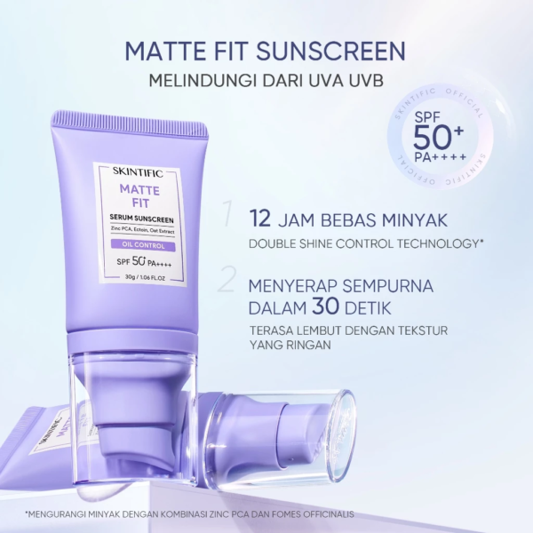 Skintific Matte Fit Serum Sunscreen SPF 50+ PA++++ 50Gr - Gambar 4