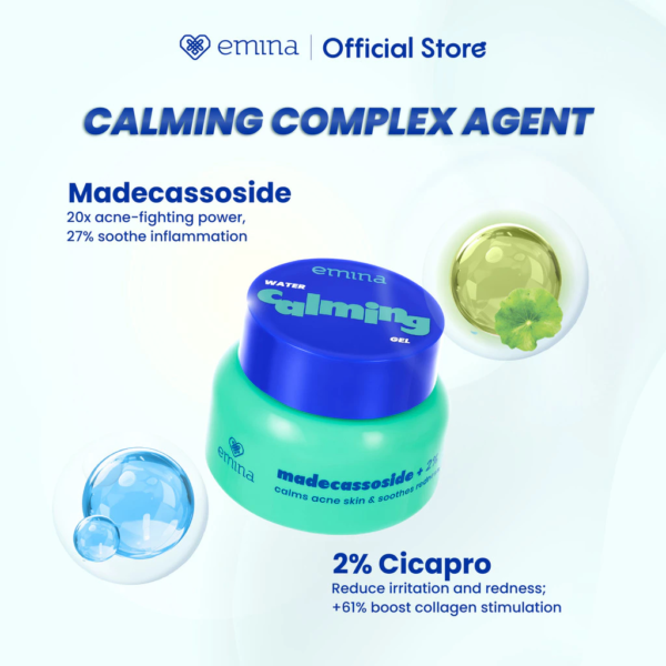 Emina Water Gel 30Gr - Mencerahkan & Mengurangi Flek Hitam | 48H Menjaga Kelembapan, Memperkuat Skin Barrier - Gambar 3