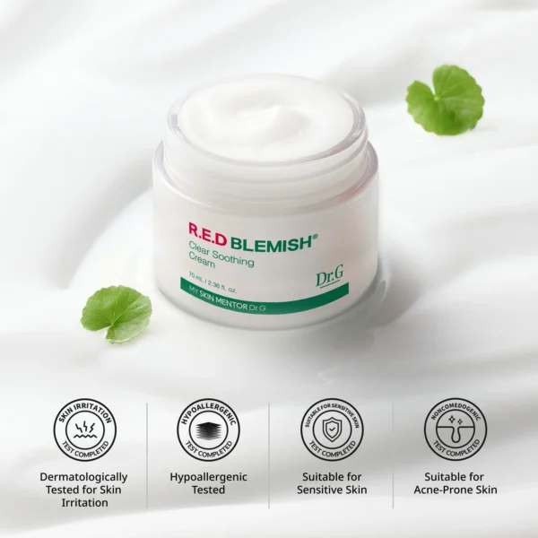 Dr.G R.E.D Blemish Clear Soothing Cream 70Ml - Gambar 3
