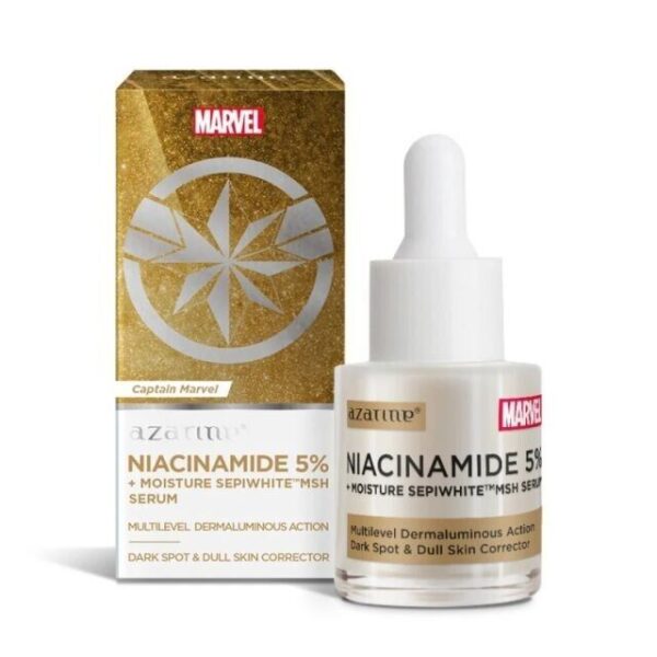 [AZARINE x MARVEL] Niacinamide 5% + Moisture Sepiwhite Serum - Gambar 2