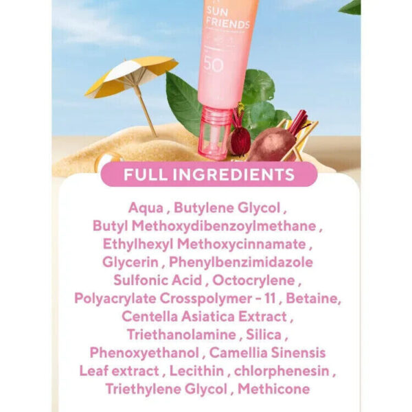True To Skin Sunfriends Sunscreen Gel SPF50 PA++++ 30ml - Gambar 4